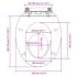 vidaXL Soft-close Toilet Seat White Oval - Image 8