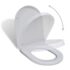 White Soft-close Toilet Seat Square