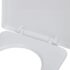 White Soft-close Toilet Seat Square - Image 4