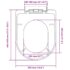 White Soft-close Toilet Seat Square - Image 8