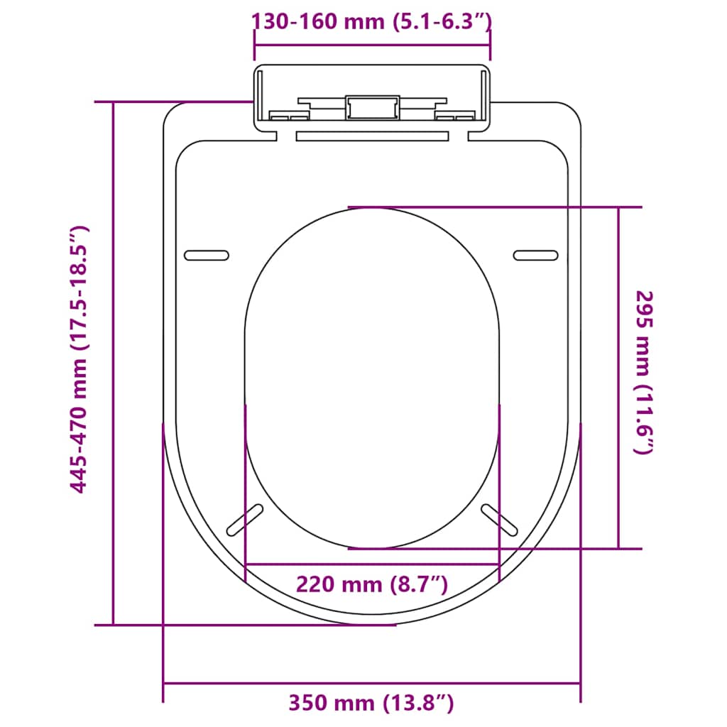 8718475940838_g_en_hd_7 White Soft-close Toilet Seat Square - Image 8