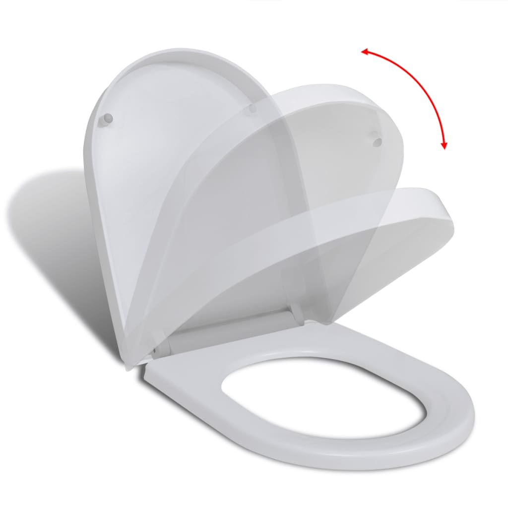 8718475940852_g_en_hd_1 vidaXL Soft-close Toilet Seat with Quick-release Design White Square - Image 2
