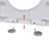 vidaXL Soft-close Toilet Seat with Quick-release Design White Square - Image 7