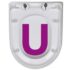vidaXL Soft-close Toilet Seat with Quick-release Design White Square - Image 8