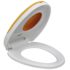 White & Yellow Soft-close Toilet Seat Adults/Children - Image 5