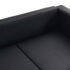 vidaXL Sofa 2-Seater Artificial Leather Black - Image 6