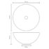 vidaXL Ceramic Bathroom Sink Basin White Round - Image 6