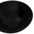 Ceramic Bathroom Sink Basin Black Round - Image 3