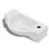 vidaXL Ceramic Bathroom Sink Basin with Faucet Hole White - Image 2