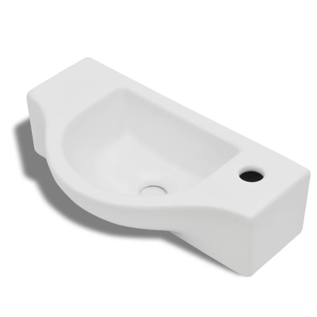 8718475942191_a_en_hd_1 vidaXL Ceramic Bathroom Sink Basin with Faucet Hole White - Image 2