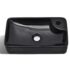 vidaXL Ceramic Bathroom Sink Basin with Faucet Hole Black - Image 3