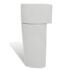 vidaXL Ceramic Stand Bathroom Sink Basin Faucet/Overflow Hole White - Image 6