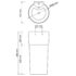 vidaXL Ceramic Stand Bathroom Sink Basin Faucet/Overflow Hole White - Image 7