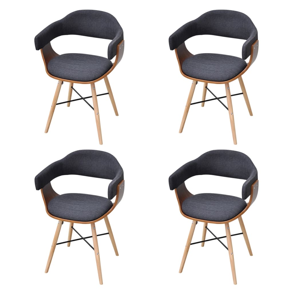 8718475943686_a_en_hd_1 vidaXL Dining Chairs 4 pcs Dark Grey Bent Wood and Fabric - Image 2