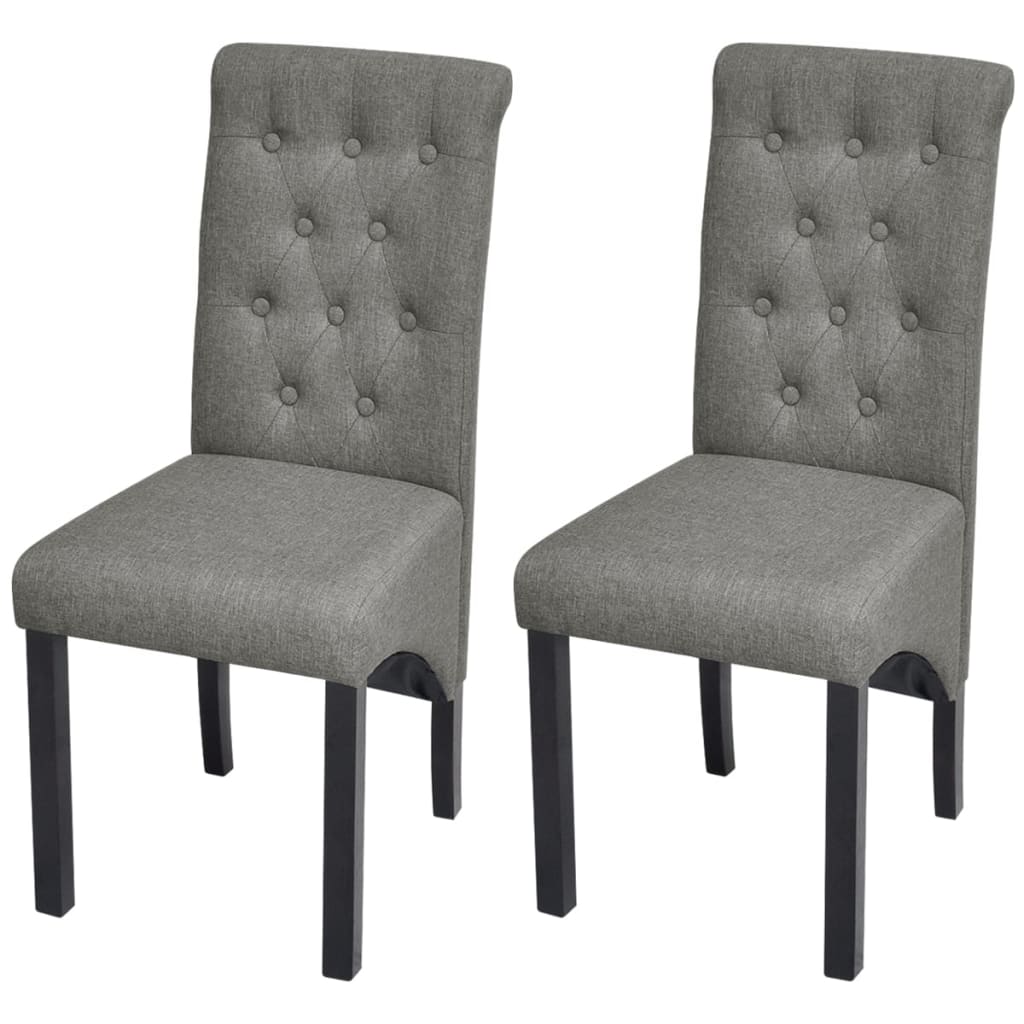 8718475945284_a_en_hd_1 vidaXL Dining Chairs 2 pcs Light Grey Fabric - Image 1