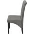 vidaXL Dining Chairs 2 pcs Light Grey Fabric - Image 4