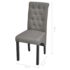 vidaXL Dining Chairs 2 pcs Light Grey Fabric - Image 7