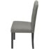 vidaXL Dining Chairs 2 pcs Grey Fabric - Image 4