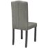 vidaXL Dining Chairs 2 pcs Grey Fabric - Image 5