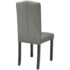 vidaXL Dining Chairs 4 pcs Grey Fabric - Image 5
