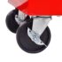 vidaXL Workshop Tool Trolley 7 Drawers Red - Image 5