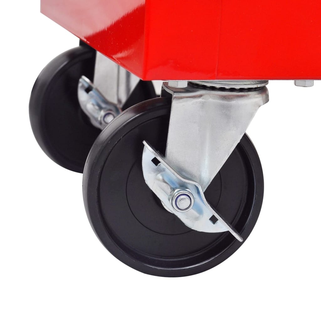 8718475945321_g_en_hd_4 vidaXL Workshop Tool Trolley 7 Drawers Red - Image 5