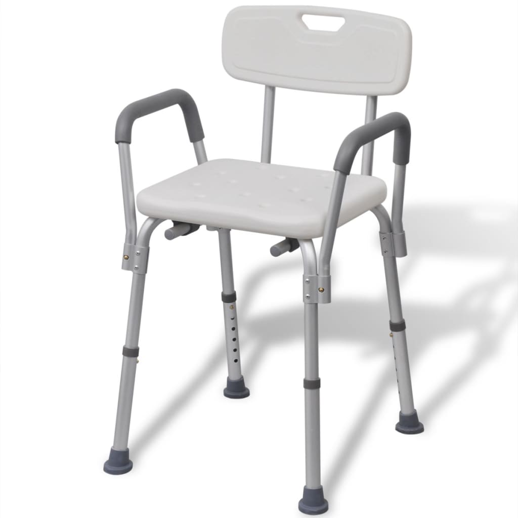 8718475945390_a_en_hd_1 vidaXL Shower Chair Aluminium White - Image 1