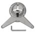 vidaXL Adjustable Table Legs 4 pcs Chrome 710 mm - Image 4
