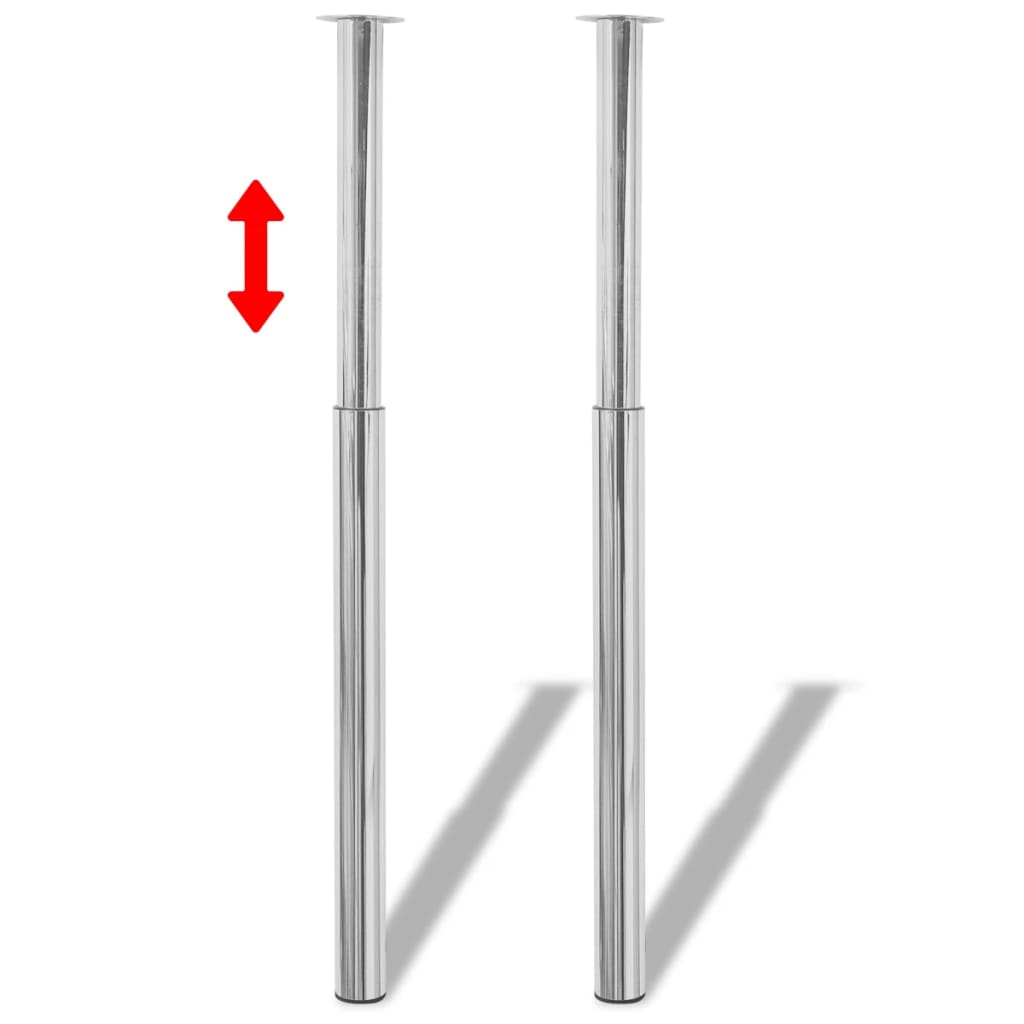8718475946663_a_en_hd_1 vidaXL Telescopic Table Legs 2 pcs Chrome 710 mm-1100 mm - Image 1