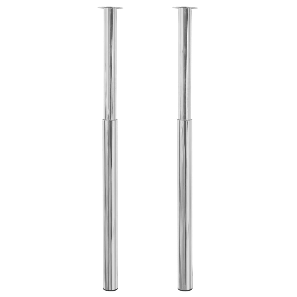 8718475946663_g_en_hd_1 vidaXL Telescopic Table Legs 2 pcs Chrome 710 mm-1100 mm - Image 2