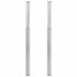 vidaXL Telescopic Table Legs 2 pcs Brushed Nickel 710 mm-1100 mm - Image 2