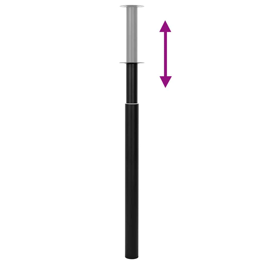 8718475946687_g_en_hd_3 vidaXL Telescopic Table Legs 2 pcs Black 710 mm-1100 mm - Image 4