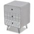 vidaXL Side Cabinet with 3 Drawers Grey - Image 2