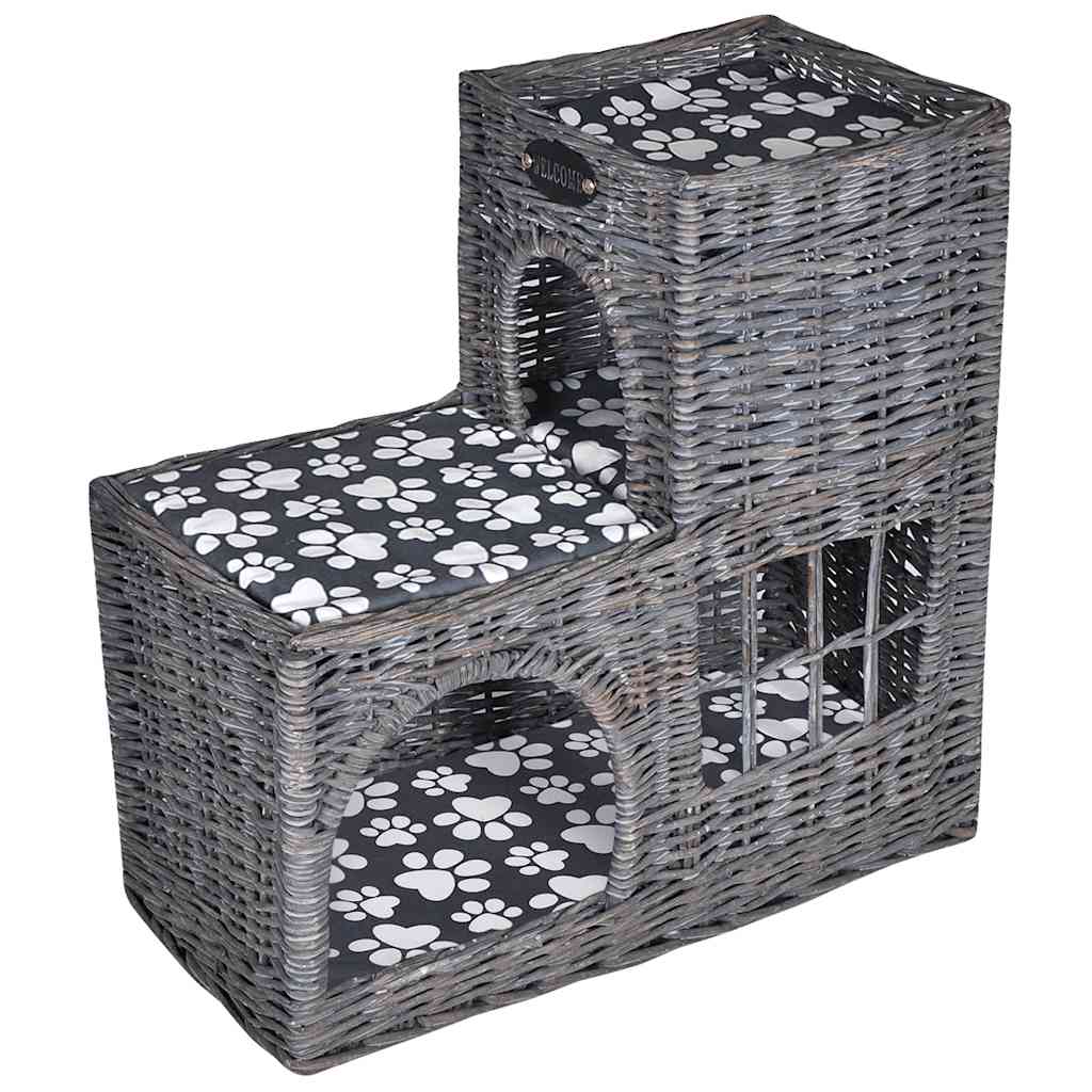 8718475946939_a_en_hd_1 Willow Cat Tree Pet House/Bed/Castle/Scratching Post with Cushion - Image 1