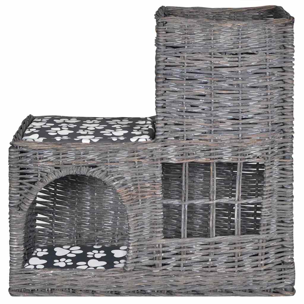 8718475946939_g_en_hd_1 Willow Cat Tree Pet House/Bed/Castle/Scratching Post with Cushion - Image 2