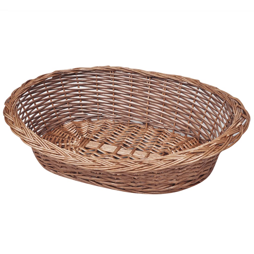 8718475946960_a_en_hd_1 Willow Dog Basket/Pet Bed Natural 50 cm - Image 1