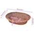 Willow Dog Basket/Pet Bed Natural 50 cm - Image 5