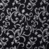 vidaXL Chaise Longue Black and White Fabric - Image 4