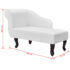 vidaXL Chaise Longue White Faux Leather - Image 6