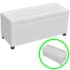 vidaXL Storage Ottoman Artificial Leather White