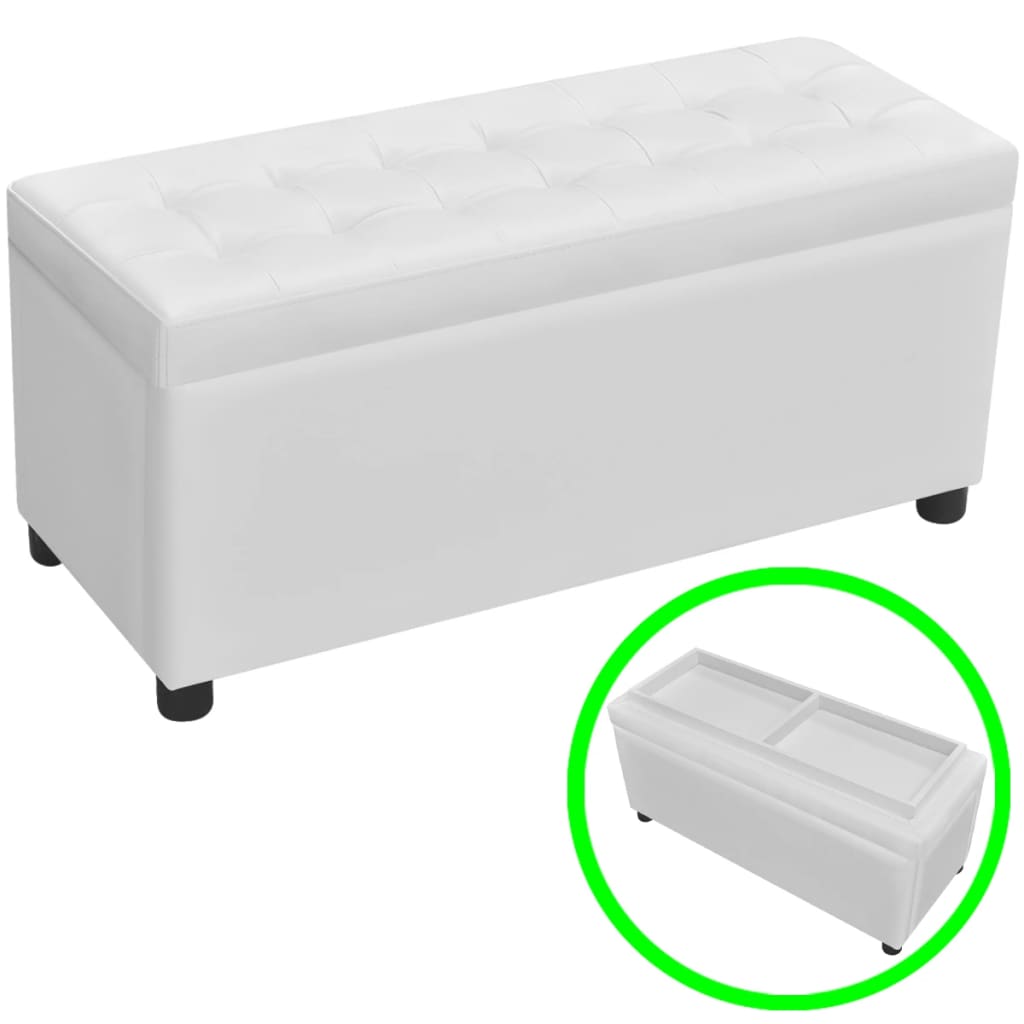 8718475947899_a_en_hd_1 vidaXL Storage Ottoman Artificial Leather White - Image 1
