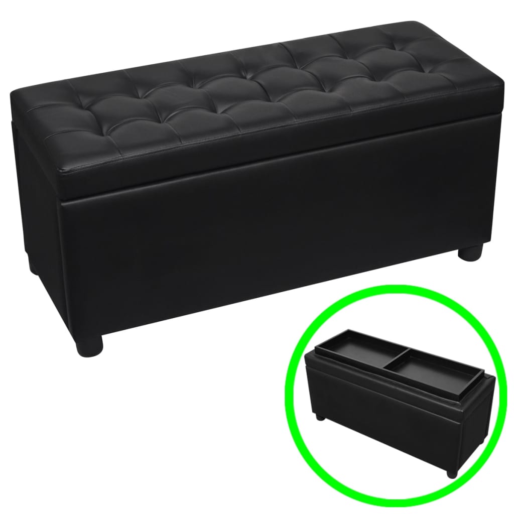 8718475947905_a_en_hd_1 vidaXL Storage Ottoman Artificial Leather Black - Image 1