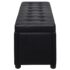 vidaXL Storage Ottoman Artificial Leather Black - Image 5