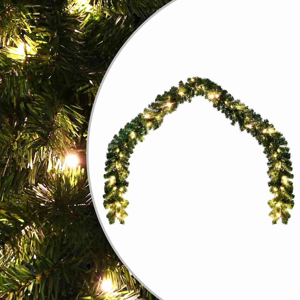 8718475948735_a_en_hd_1 vidaXL Christmas Garland with LED Lights 5 m - Image 1