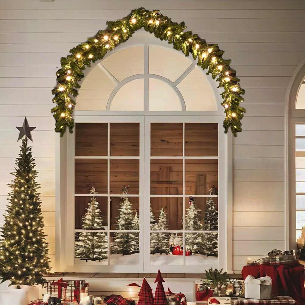 8718475948735_g_en_hd_2 vidaXL Christmas Garland with LED Lights 5 m - Image 3