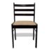 vidaXL Dining Chairs 6 pcs Brown Solid Wood and Velvet - Image 3