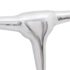 Wall Mounted Aluminium Bull’s Head Decoration Silver 72 cm - Image 4