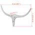 Wall Mounted Aluminium Bull’s Head Decoration Silver 72 cm - Image 5