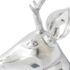 Wall Mounted Aluminium Deer's Head Decoration Silver 62 cm - Image 4