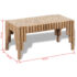 vidaXL Coffee Table Bamboo - Image 5